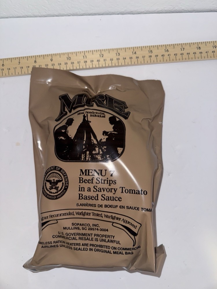 MILITARY MRE BEEF STRIPS