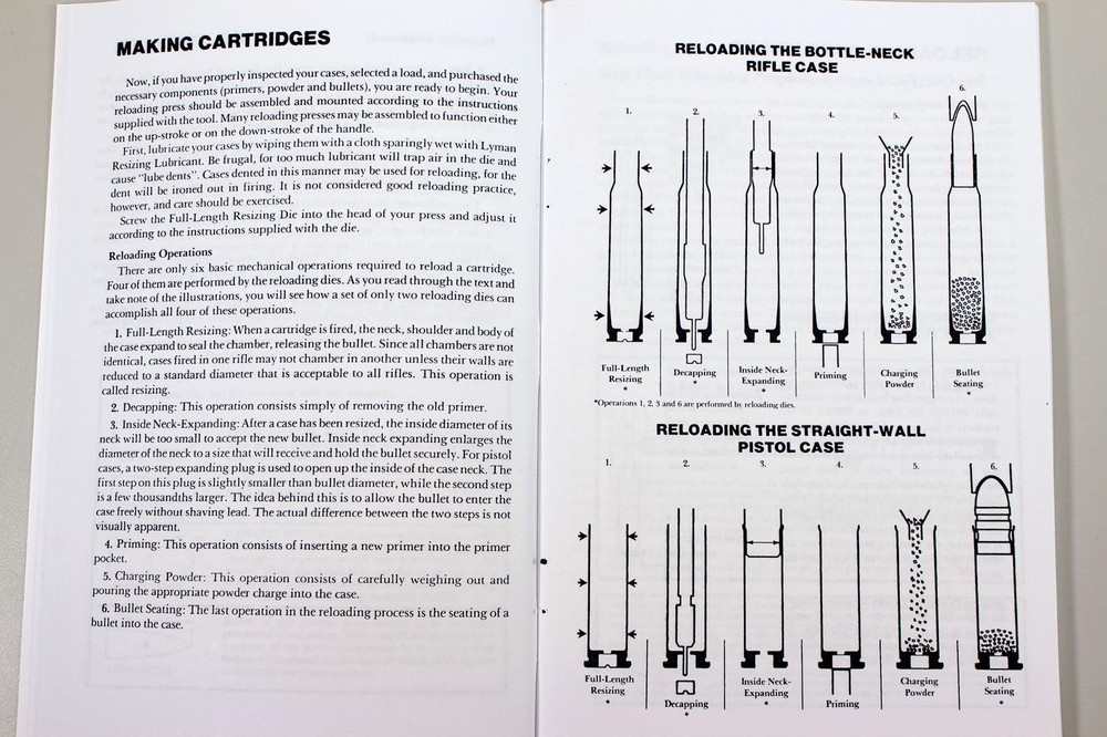 Lyman 450 Bullet Sizer Relubricator Reloading Owners User Manual Instructions