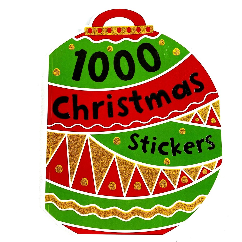 1000 Christmas Stickers Activity Book - NEW