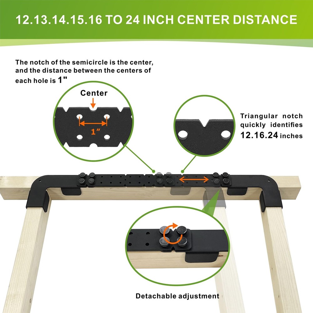 Framing Tools 13 in 1 Framing Stud Layout Tool Framing Spacing Tool, Precision