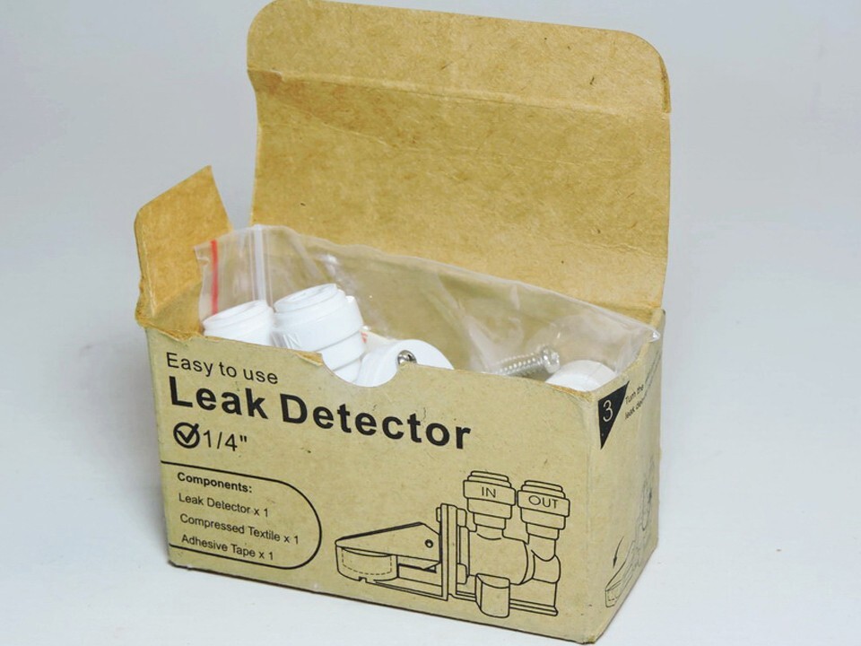 Leak Detector White 1/4” Quick Connect for Reverse Osmosis Systems