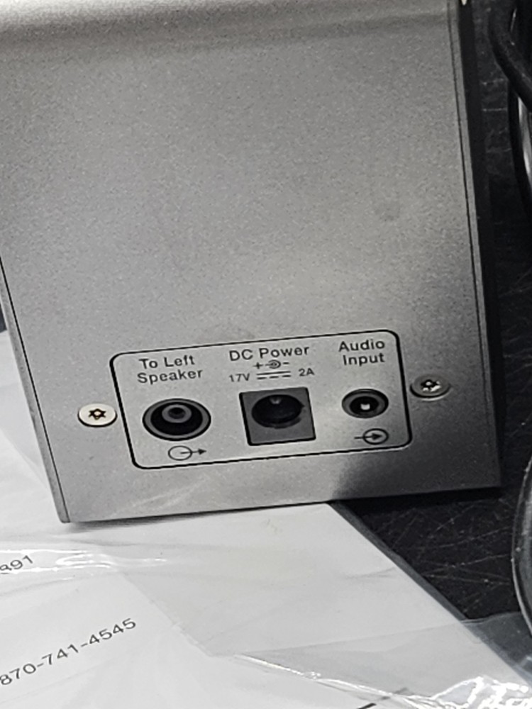 Bose Computer MusicMonitor Computer Speakers Desktop PC Silver Bose Sound