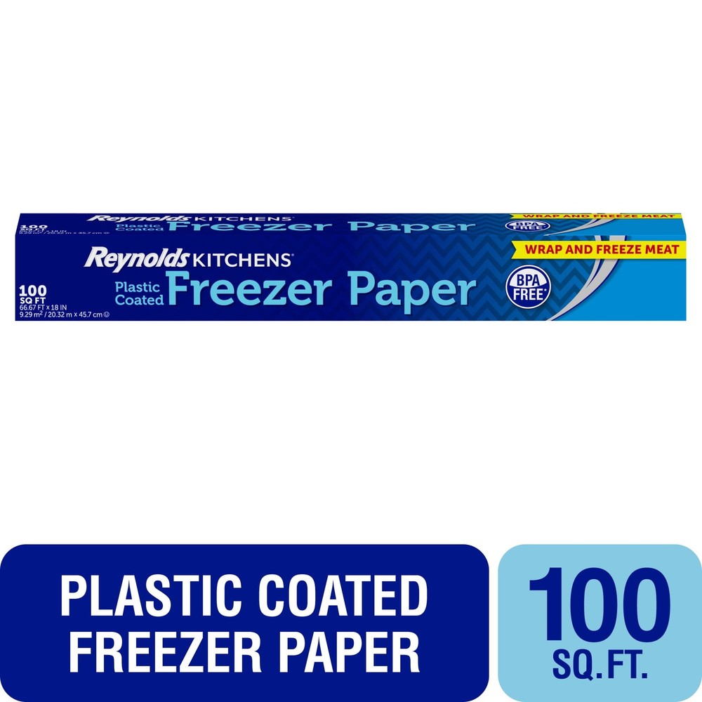 Plastic-Coated Freezer Paper 100 Square Foot Roll