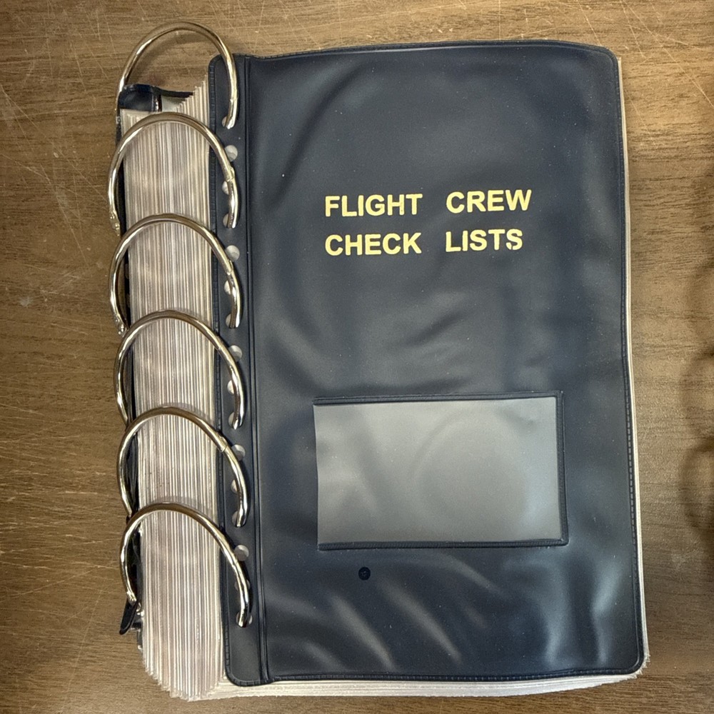 Flight crew Checklist Book