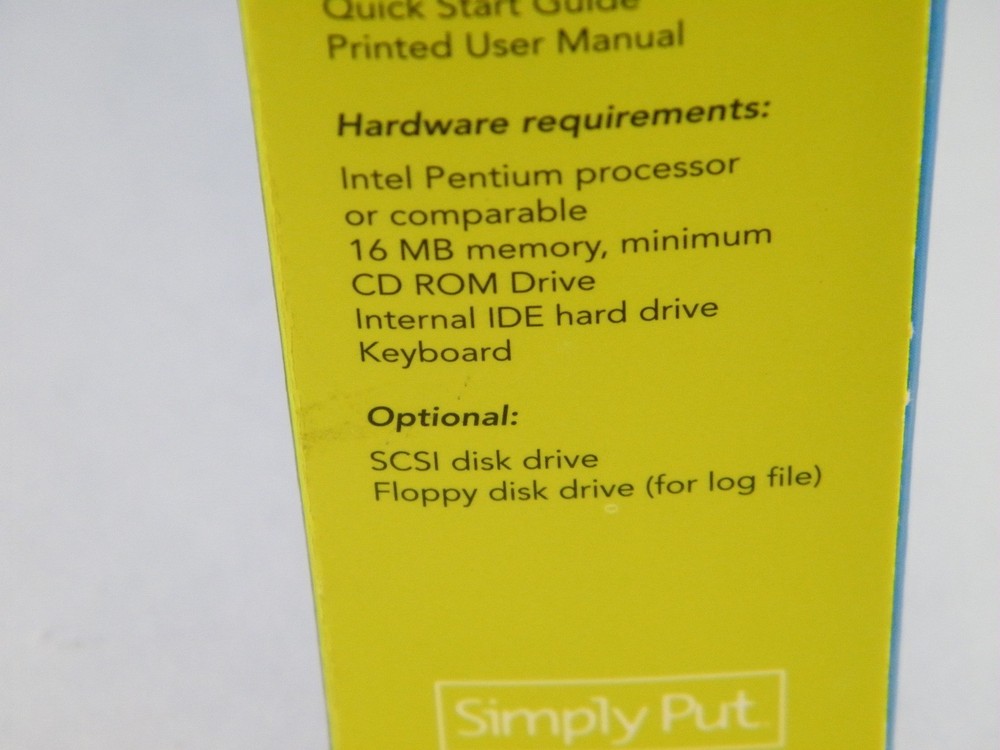 SIMPLY PUT ~ HARD DRIVE DATA ELIMINATOR ~ SEALED