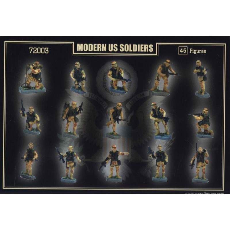 Mars Figures 72003 U.S. Soldiers Modern 1:72 scale plastic model kit
