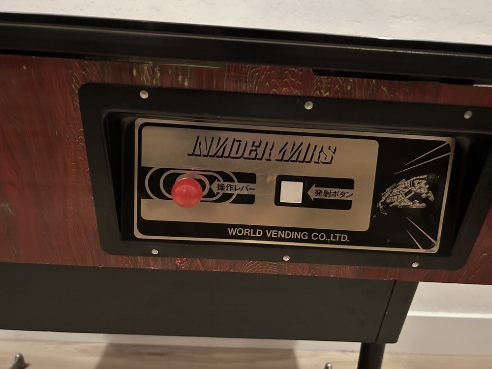 Original Table Top Arcade 1979 Invader Wars Produced By World Vending 2 Player