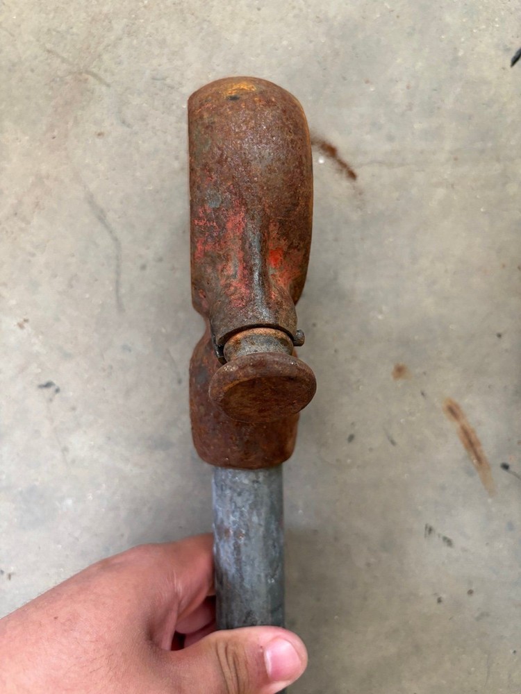 Ridgid Pipe Threader Die Holder With Handle & 3/4 Die Used