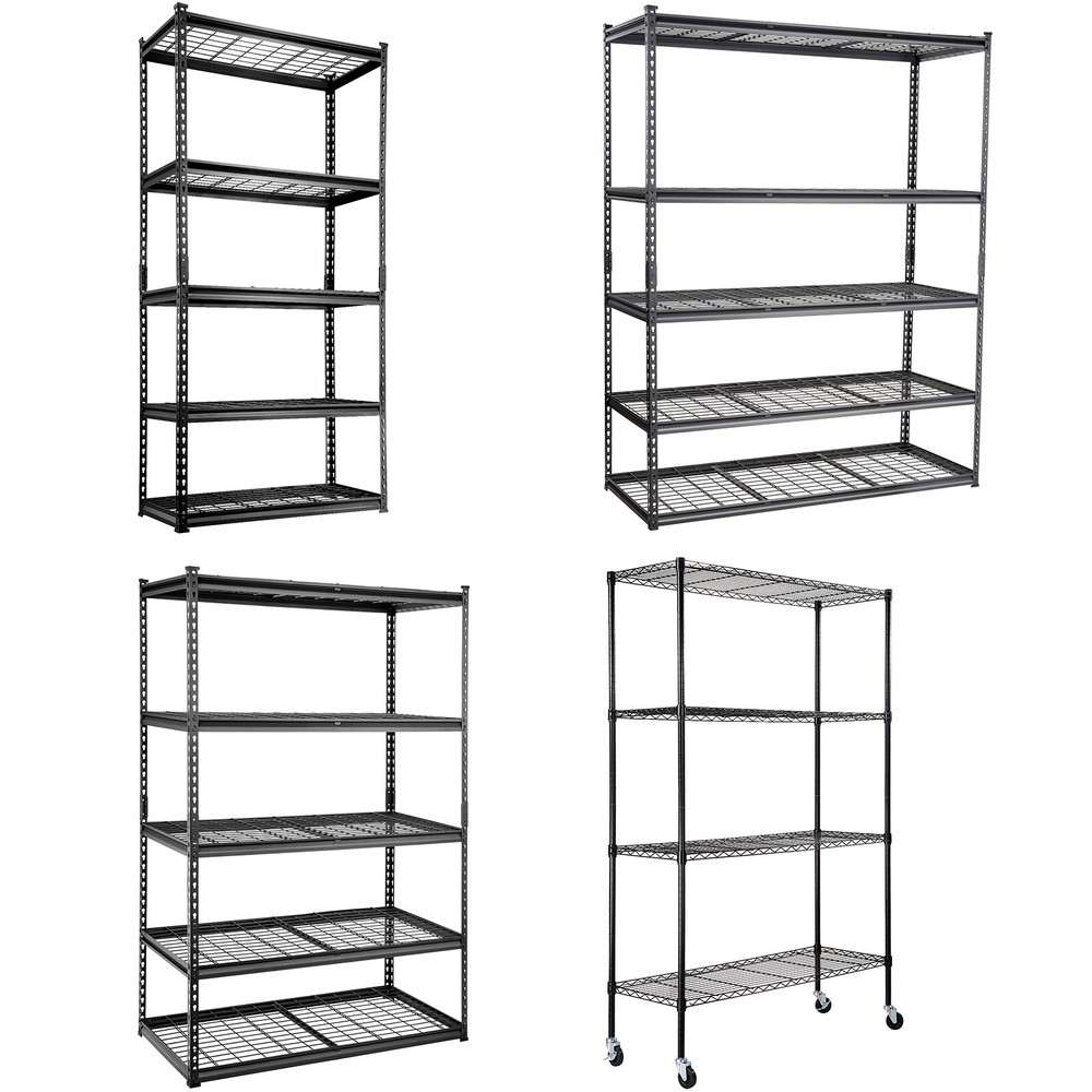 VEVOR Storage Shelving Unit Garage Storage Rack Adjustable 2000 / 700 lbs Load