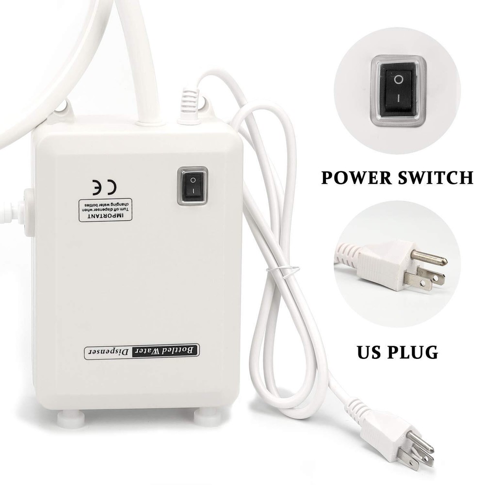 Bottled Water Dispenser Pump System 20ft 110v Ac Us Plug Water Dispensing Pump W