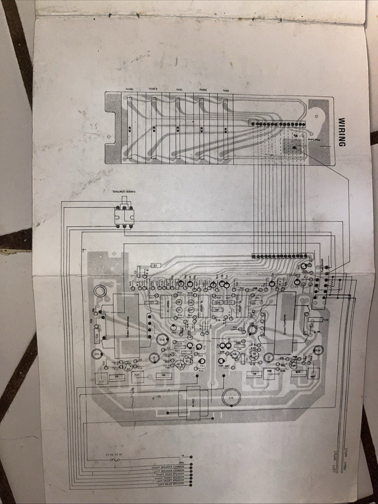 Audiovox stero equalizer 600-c OPERATING MANUAL