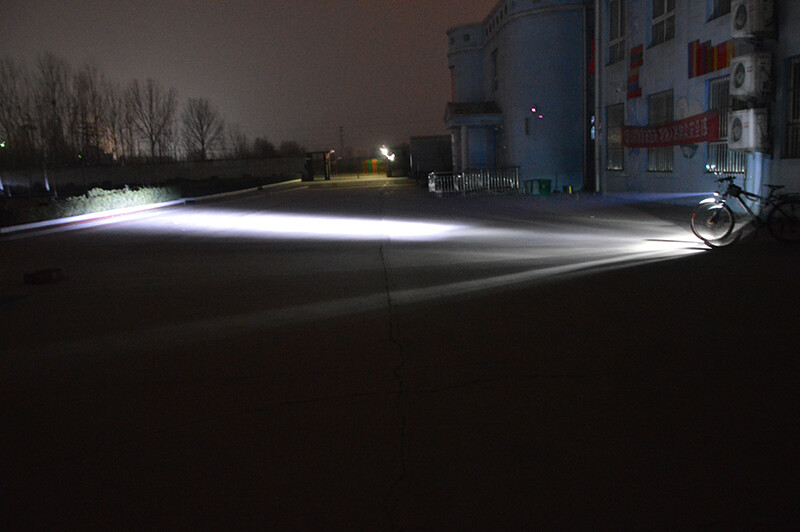 FOXEYE StVZO LED Front Head light 40LUX for HUB dynamo with rearlight cable