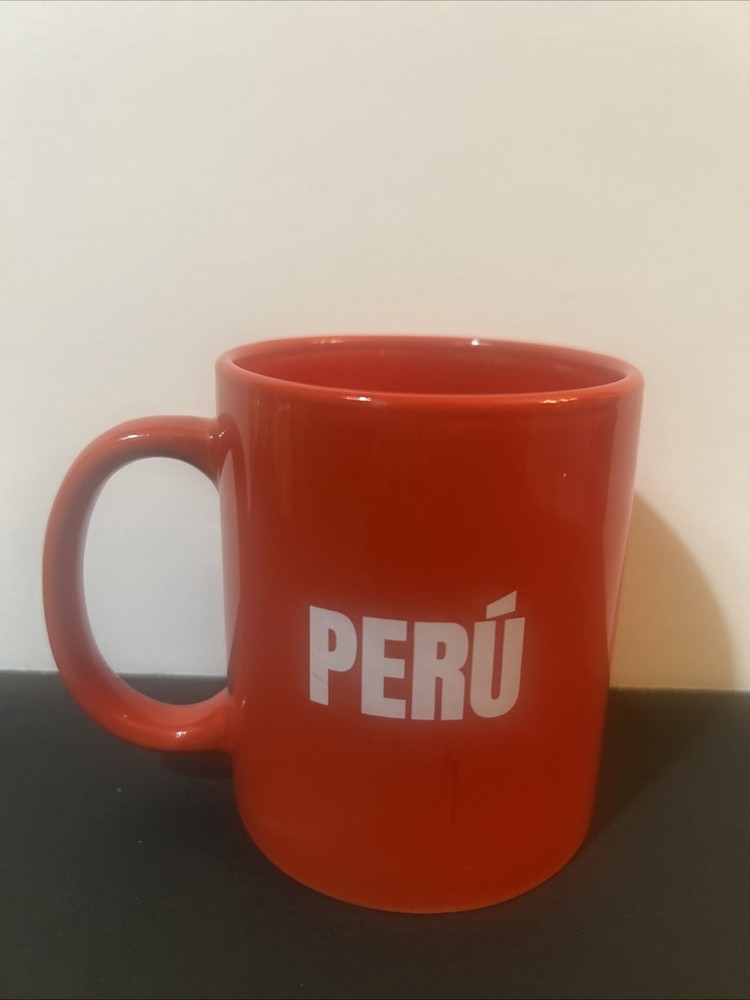 Red Peru Souvenir Coffee Cup Mug