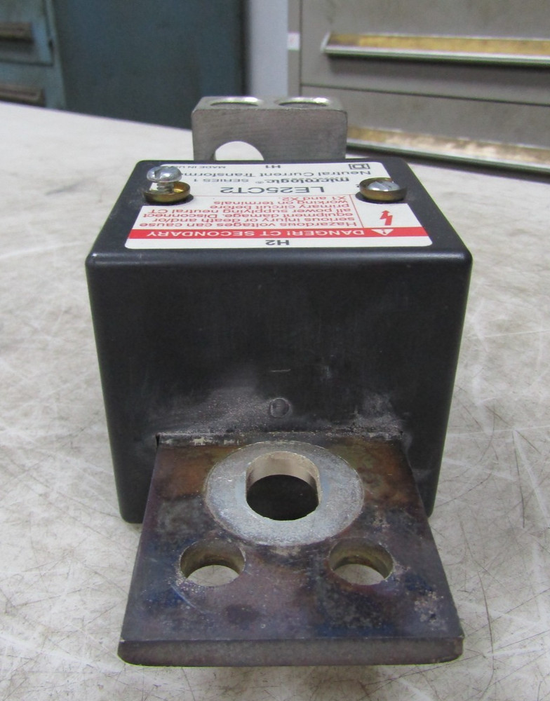 💥SQUARE D MICROLOGIC 250 AMP NEUTRAL CURRENT TRANSFORMER LE25CT2