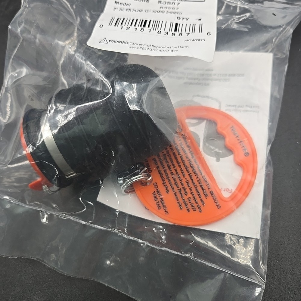 Test-Tite 83587 Pressure Relief Pneumatic Test Plug 3"