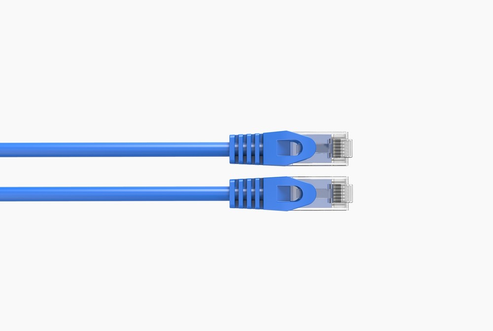 CAT6 Slim Ethernet Patch Cable Blue 15FT 50 PACK