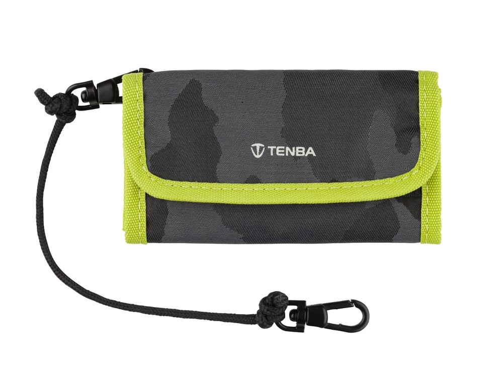 Tenba Tools Reload CF 6 - Black Camo/Lime- CF Memory Card Wallet