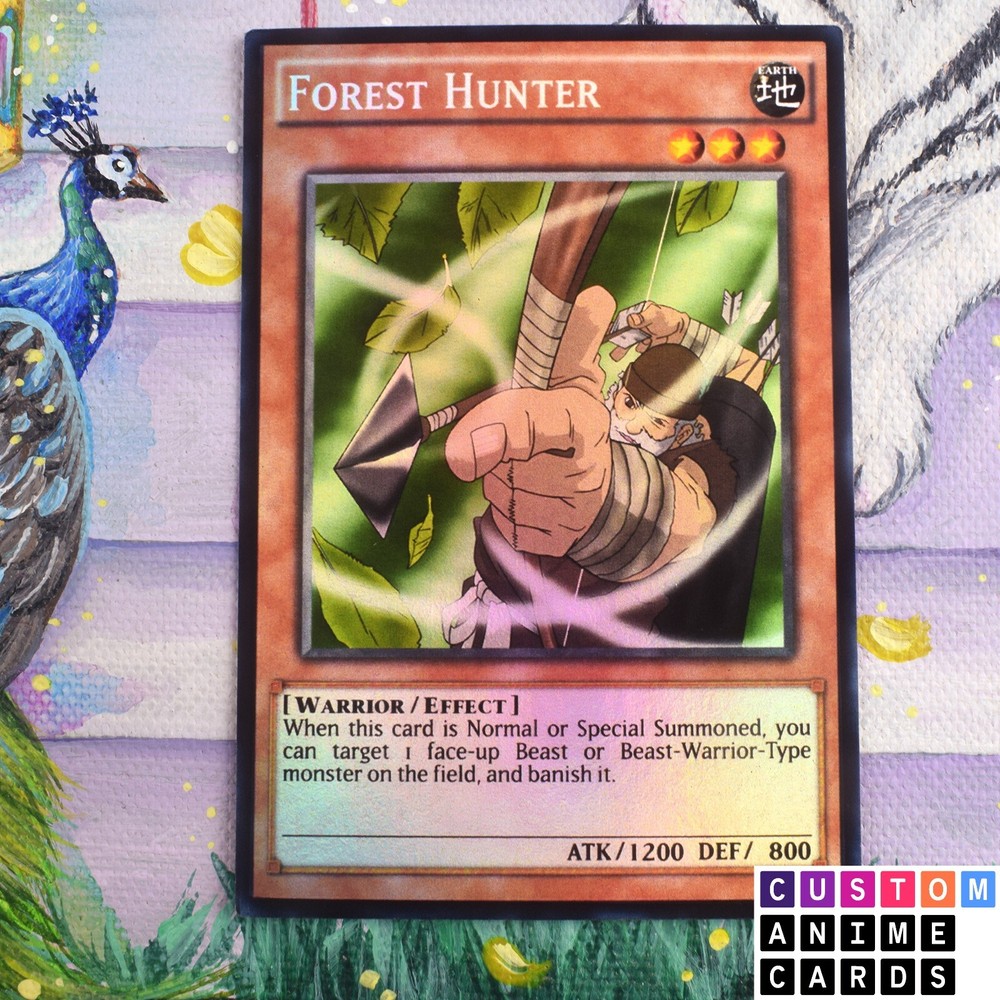 Forest Hunter ANIME EFFECT HOLO card