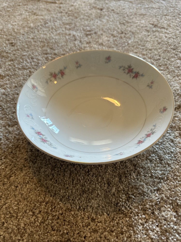 Rosebud Fine China Serving Bowl - 9 Inches