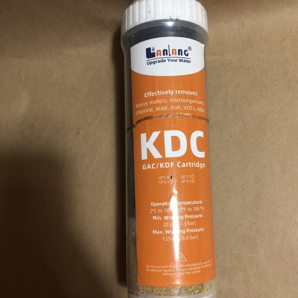 Lanlang KDC GAC/KDF Cartilage 10*2.5 Water Filter