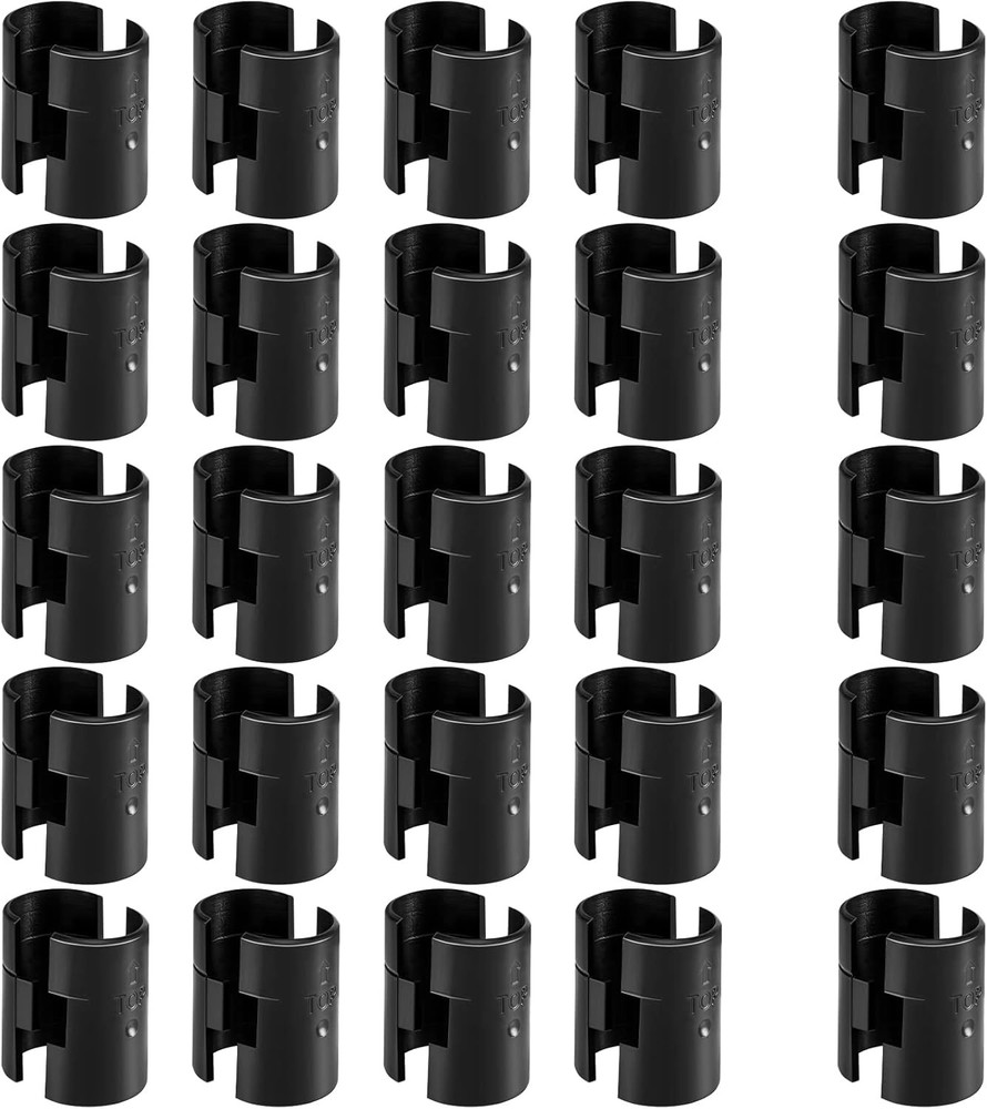 Wire Shelf Clips 1" Post Wire Rack Lock Clip Replacements 72 Pcs