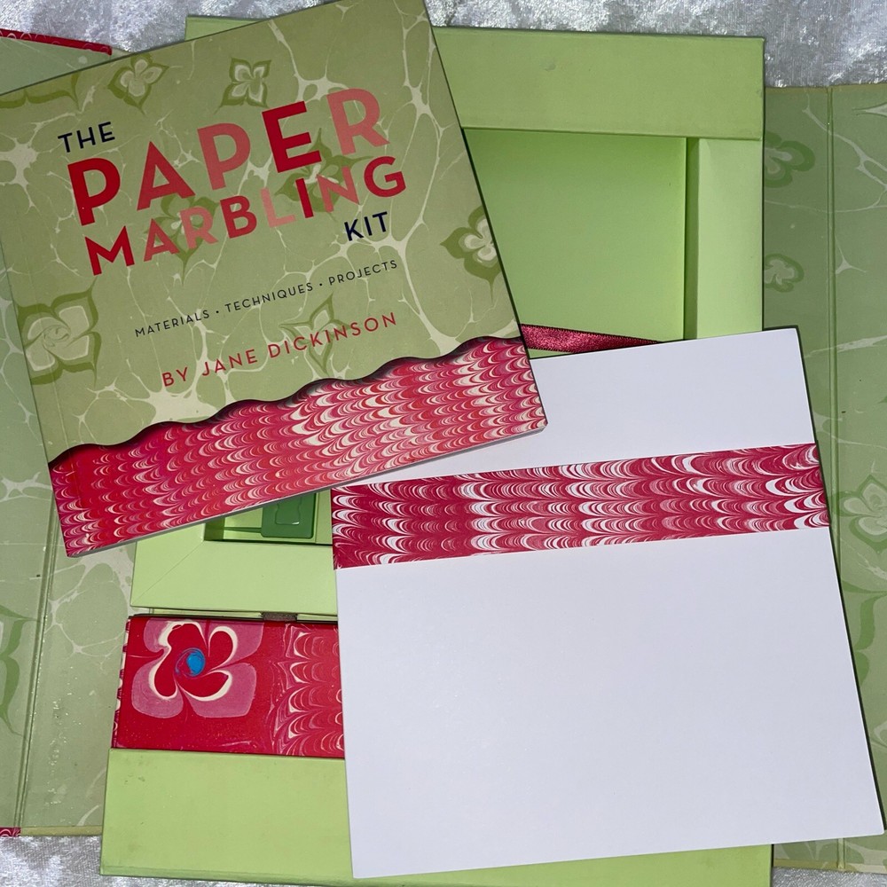 The Paper Marbling Kit Materials Techniques Projects Supplies Jane Dickinson