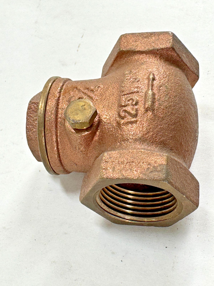 Bronze Swing Check Valve 3/4" Class 125 NPT Thread Ends