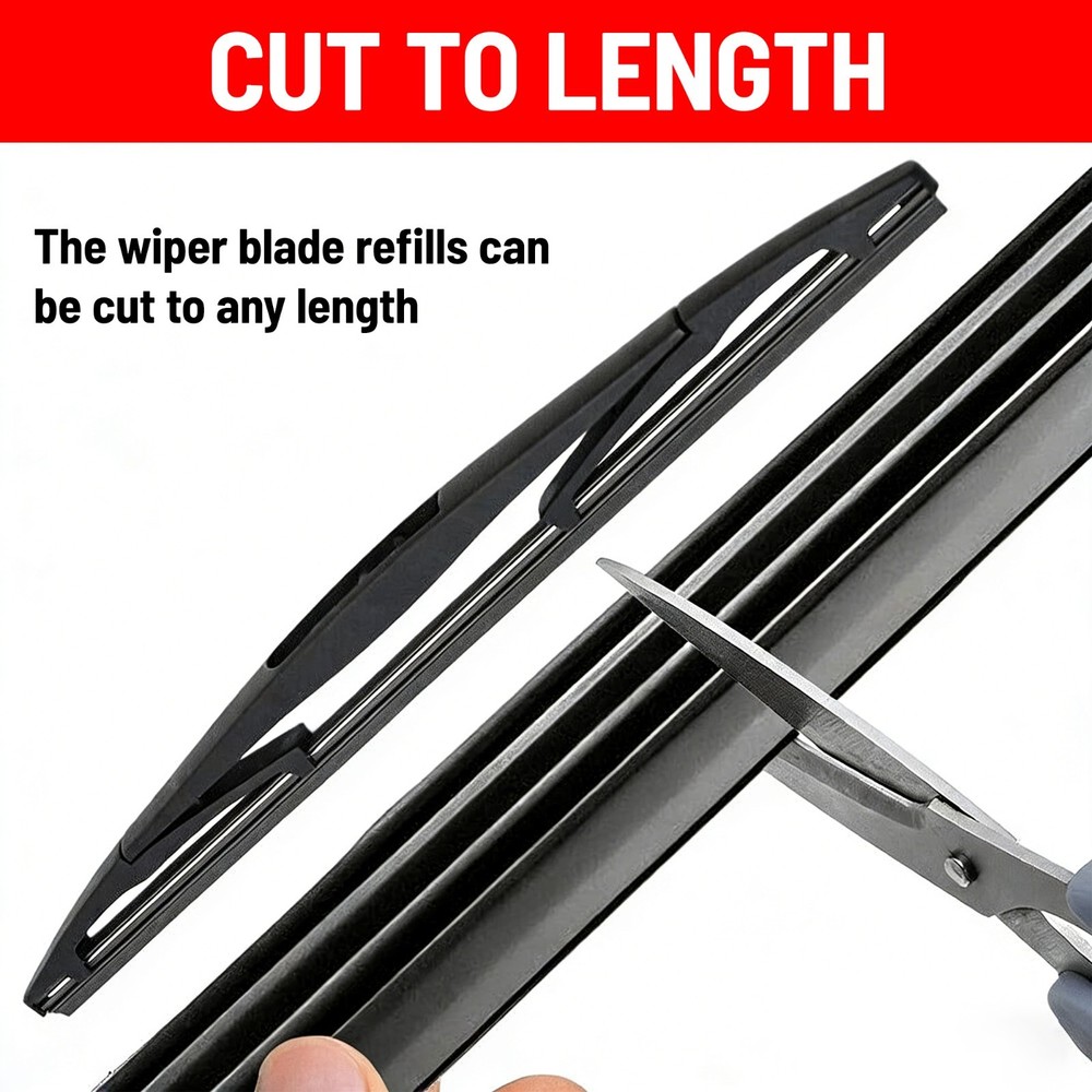 2 x PCS 26" Universal Car Bus Silicone Frameless Windshield Wiper Blade Refill