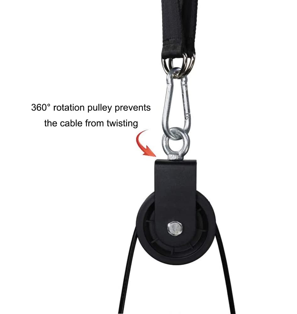 LFJ LAT Pull Down Pulley System Cable Machine Home Gym Triceps Biceps