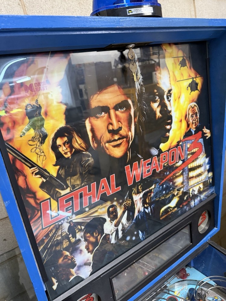 Lethal Weapon 3 1992 DATA EAST Pinball Machine GREAT Condition