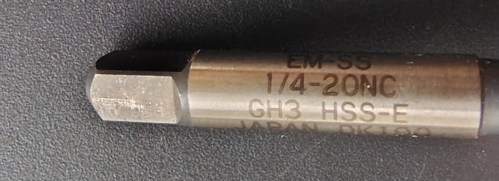 🗽1/4-20 2FLUTE TAP MACHINIST/TOOLMAKER