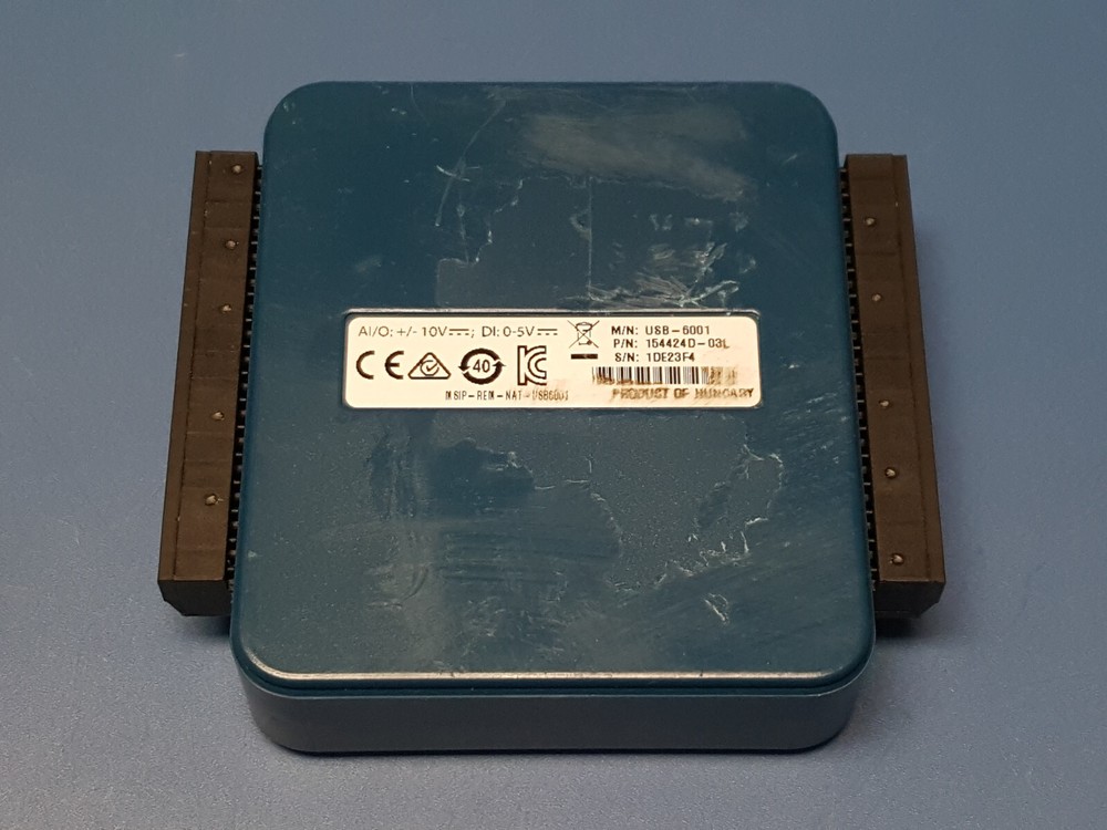 National Instruments USB-6001 Data Acquisition Card, NI DAQ, Multifunction