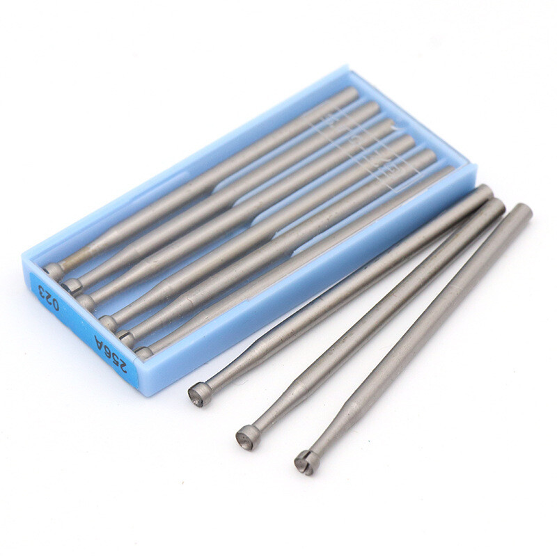 2.35mm Shank Concave Bead Solid Carbide Drill Bits Carving Tool 0.8mm-2.3mm