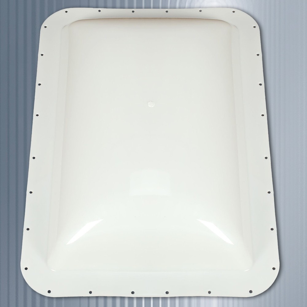 Exterior White Skylight Cover Roof Top For RV Camper Skylight 18" x 26"