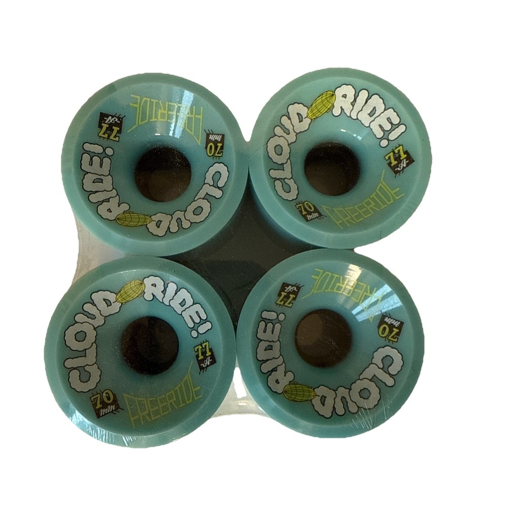 Cloud Ride Freeride 70mm 77a 4-Pack Longboard Wheels