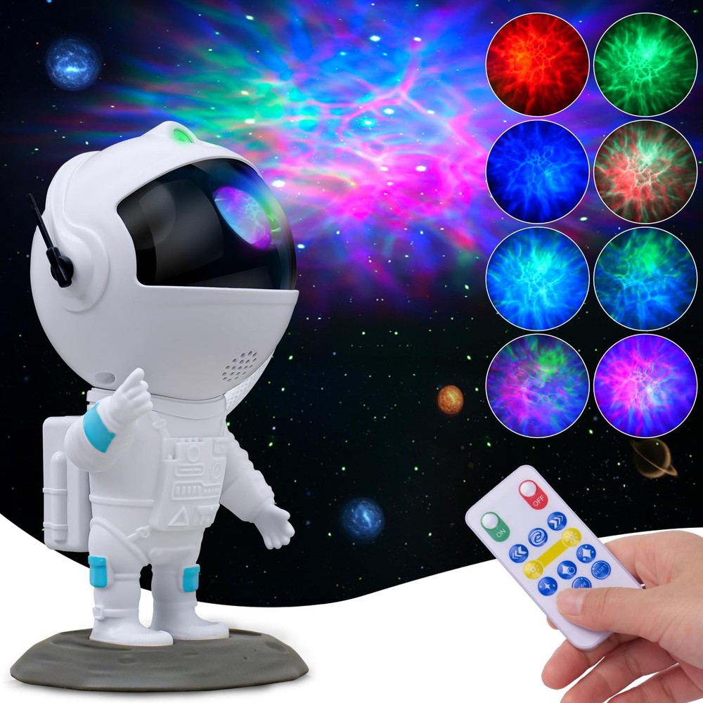 Astronaut Galaxy Projector, Star Projector, Astronaut Light Projector with 8 ...
