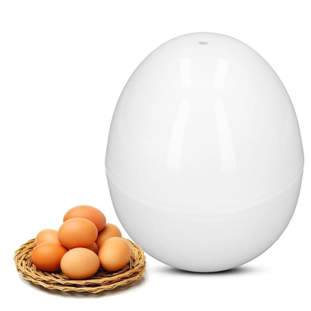 Hard Boiled Egg Cooker 4 Eggs Capacity Compact Design ABS Material Egg Shape