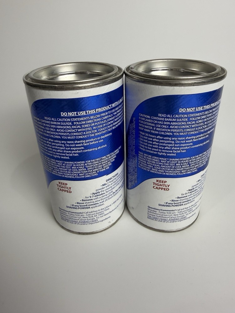 Magic Shaving Powder Regular Strength 5 oz 2 Pack Softsheen Carson