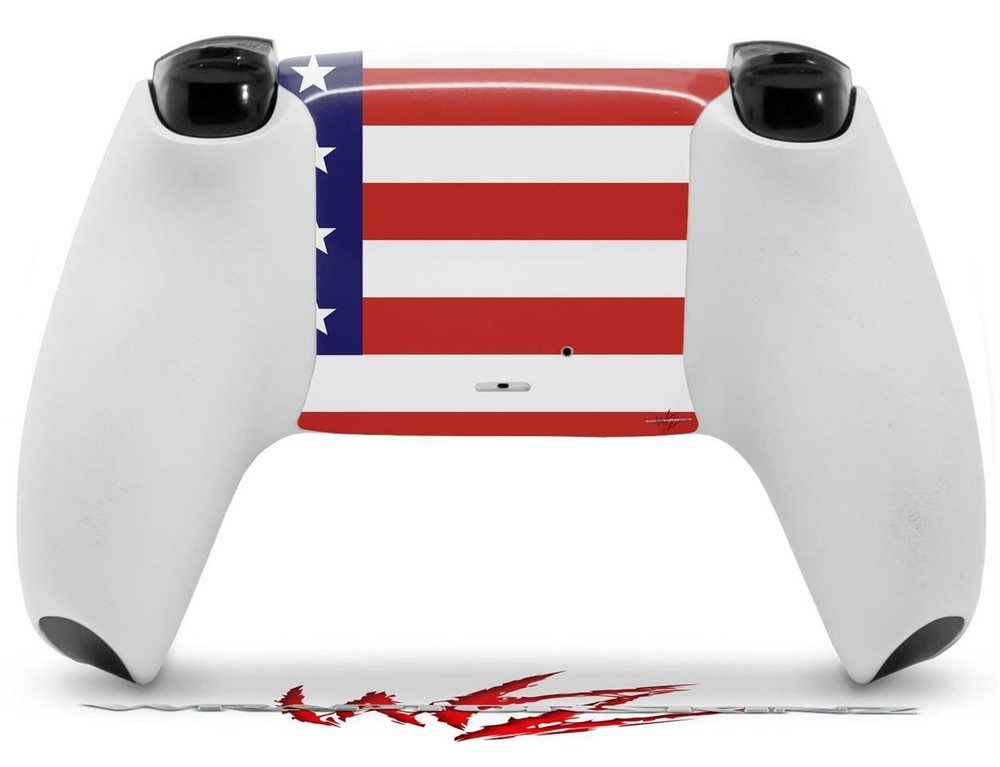 Skin Sony PS5 Controller USA American Flag 01