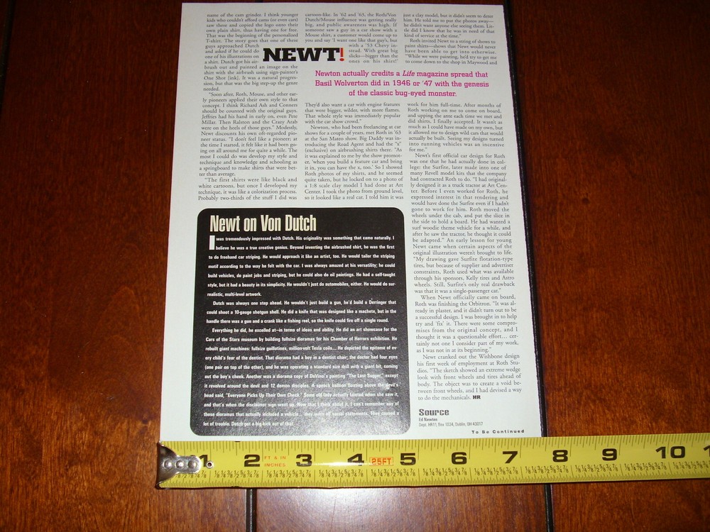ED NEWT ORIGINAL 2000 ARTICLE