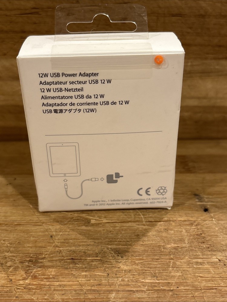 Apple MD836LL/A 12W USB Power Adapter White