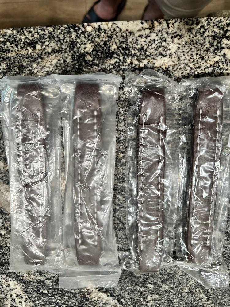 Leather Guitar Amp Handle (Dogbone) Brown - 1 Handle