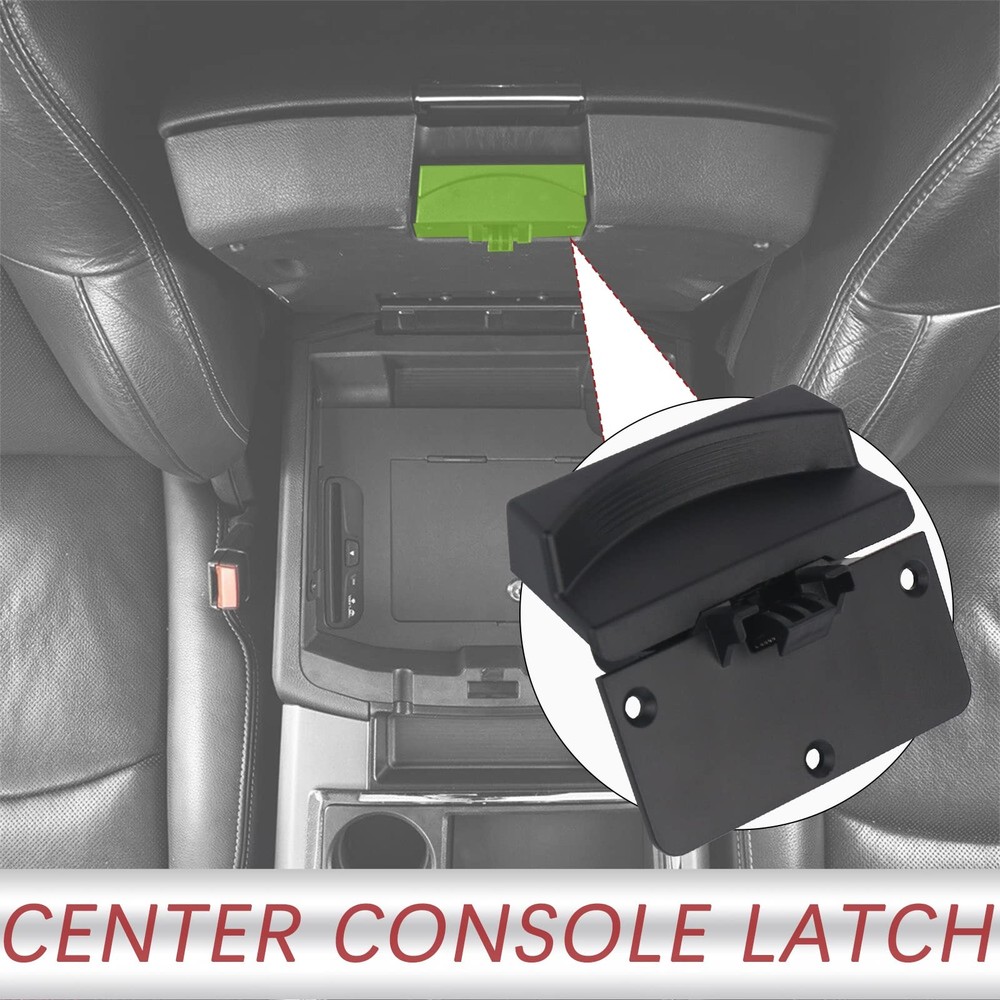 TQPONLY Center Console Armrest Latch Compatible with Lower Latch-Black