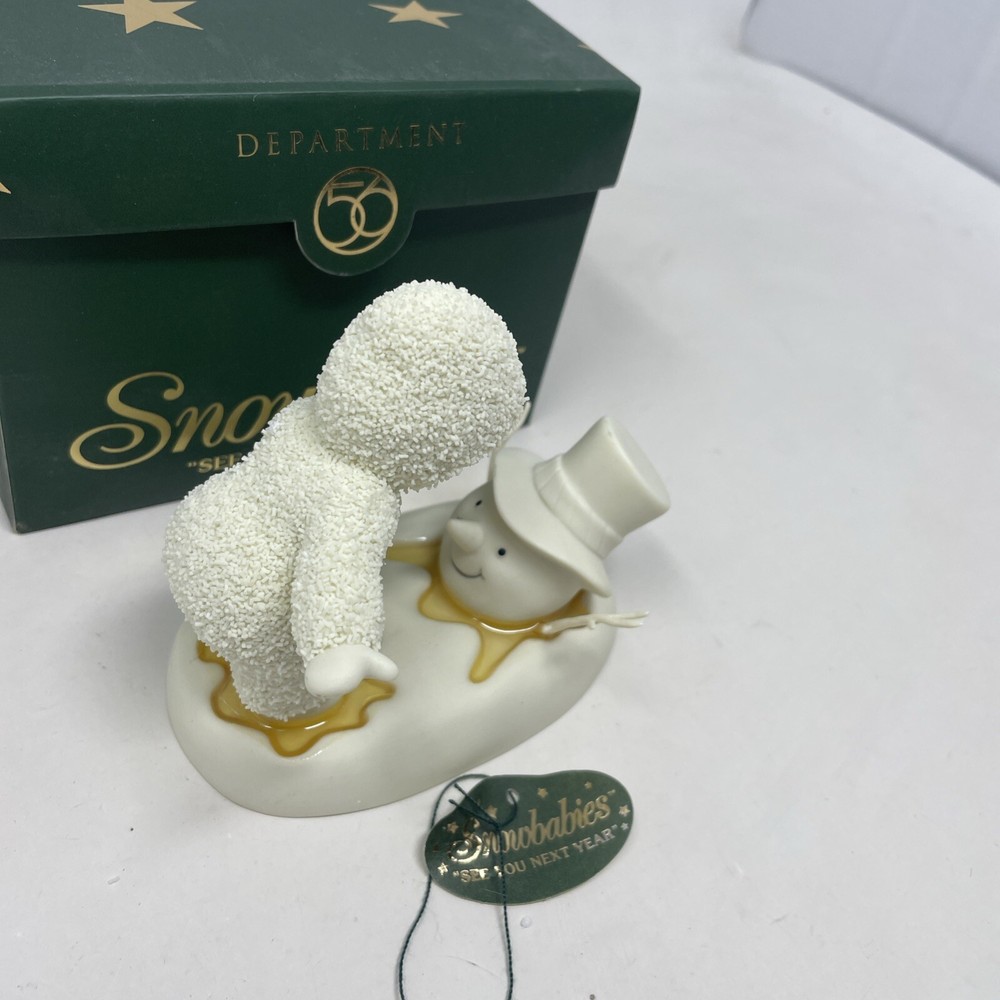 Snowbabies Dept 56 “See You Next Year” Figure 2002