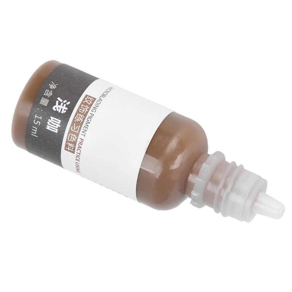 (Light Coffee)15ml Eyebrow Tattoo Pigment Microblading SemiPermanen WT