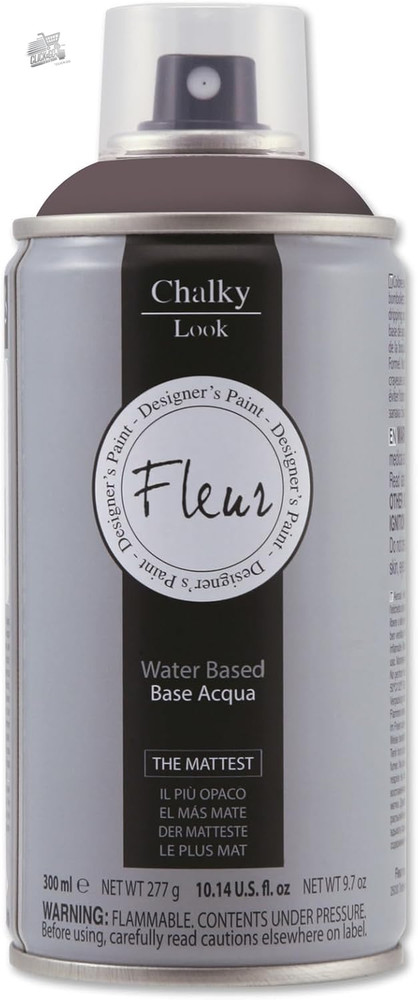 FLEUR Chalk Paint Spray, Extra Matte, Odorless Water, Multisuper