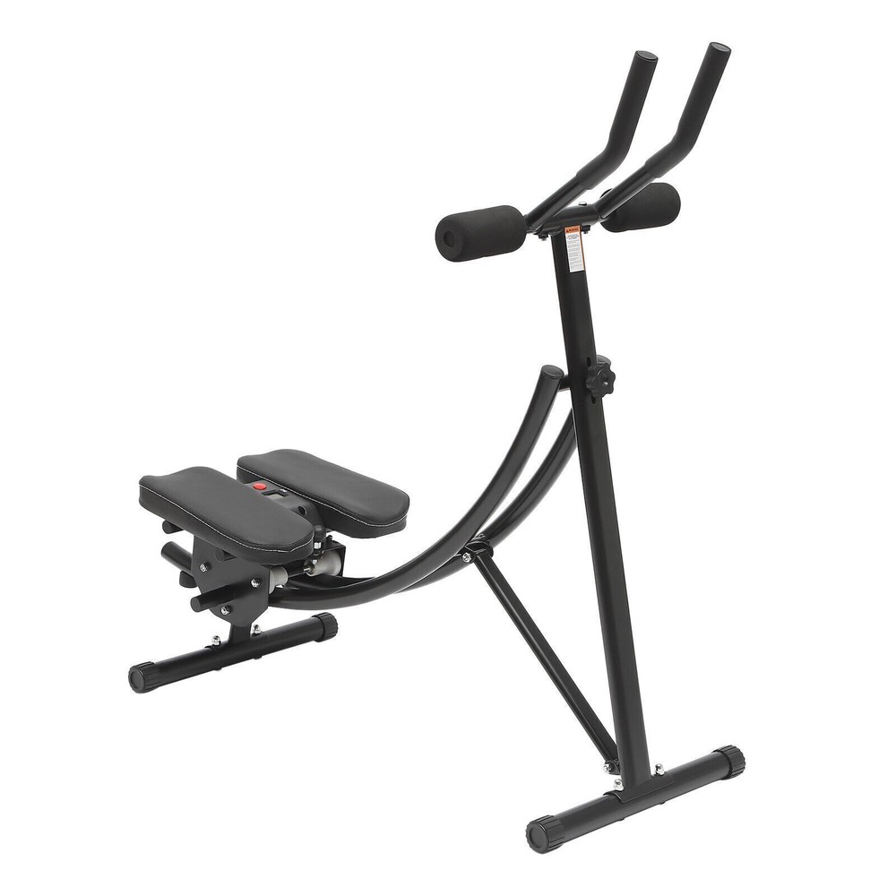 AB Machine Abdominal Workout Roller Slider Equipment Fitness Adjustable Training