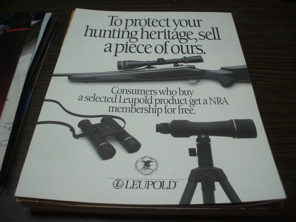 1992 LEUPOLD / NRA Brochure