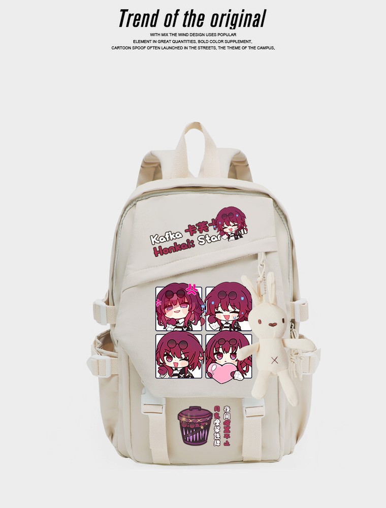 Backpack Honkai: Star Rail Silver Wolf Student Harajuku Cosplay Shoulder Gift #7