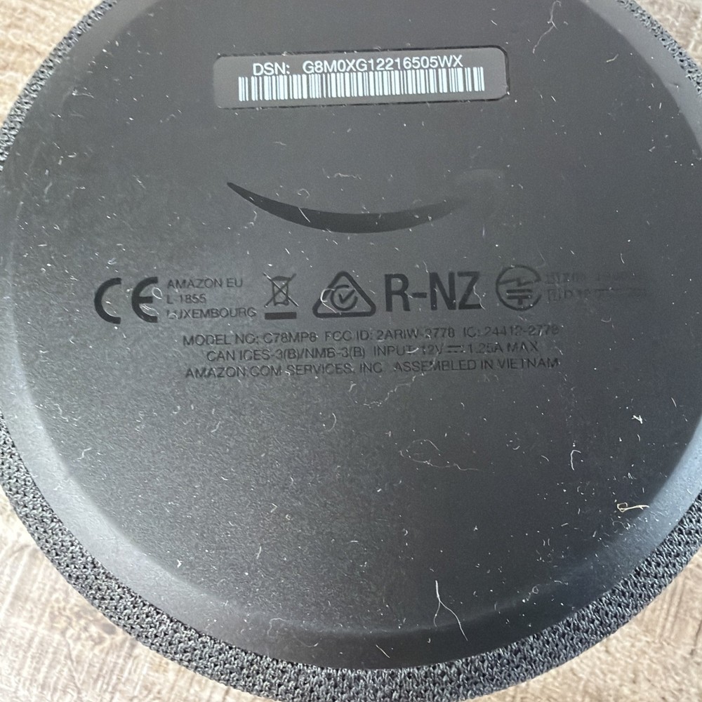 Amazon Echo Dot (3rd Generation) Smart Speaker with Alexa - Charcoal